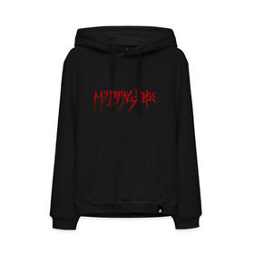 Мужская толстовка хлопок с принтом My Dying Bride logo в Тюмени, френч-терри, мягкий теплый начес внутри (100% хлопок) | карман-кенгуру, эластичные манжеты и нижняя кромка, капюшон с подкладом и шнурком | Тематика изображения на принте: bandmy | metal