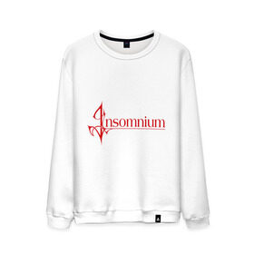 Мужской свитшот хлопок с принтом Insomnium logo в Тюмени, 100% хлопок |  | insomnium | insomnium logo | rock | музыка | рок | тяжелый рок | тяжеляк
