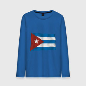 Мужской лонгслив хлопок с принтом Куба флаг в Тюмени, 100% хлопок |  | Тематика изображения на принте: cuba | куба | куба афиша | кубинский флаг | республика куба | флаг | флаг кубы | флаги