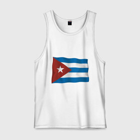 Мужская майка хлопок с принтом Куба флаг в Тюмени, 100% хлопок |  | Тематика изображения на принте: cuba | куба | куба афиша | кубинский флаг | республика куба | флаг | флаг кубы | флаги