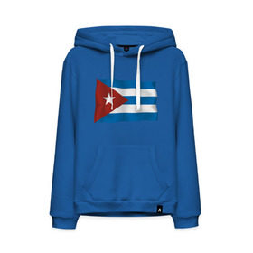 Мужская толстовка хлопок с принтом Куба флаг в Тюмени, френч-терри, мягкий теплый начес внутри (100% хлопок) | карман-кенгуру, эластичные манжеты и нижняя кромка, капюшон с подкладом и шнурком | cuba | куба | куба афиша | кубинский флаг | республика куба | флаг | флаг кубы | флаги