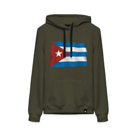 Женская толстовка хлопок с принтом Куба флаг в Тюмени, френч-терри, мягкий теплый начес внутри (100% хлопок) | карман-кенгуру, эластичные манжеты и нижняя кромка, капюшон с подкладом и шнурком | cuba | куба | куба афиша | кубинский флаг | республика куба | флаг | флаг кубы | флаги