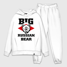 Мужской костюм хлопок OVERSIZE с принтом Большой русский медведь в Тюмени,  |  | Тематика изображения на принте: bear | big russiam bear | russian | большой русский медведь | медведь | мишка | русский | русский медведь