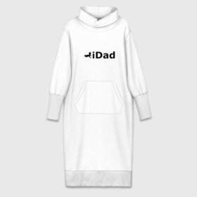 Платье удлиненное хлопок с принтом iDad   я отец в Тюмени,  |  | idad | айдед | антибренд | батя | малыш | отец | папа | подарок папе | ребенок | родители | я отец
