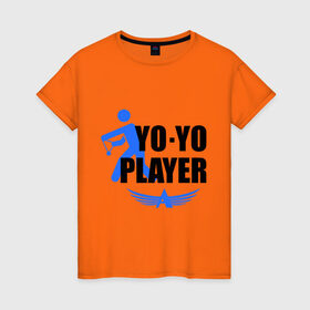 Женская футболка хлопок с принтом Aero yo(2) в Тюмени, 100% хлопок | прямой крой, круглый вырез горловины, длина до линии бедер, слегка спущенное плечо | aero yo | yo yo | yo yo player | игрушка йо йо | йо йо