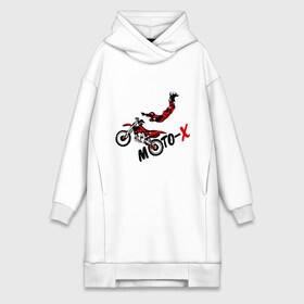 Платье-худи хлопок с принтом Moto X в Тюмени,  |  | extrim | moto | moto x | байк | велоспорт | мото | мотоспорт | экстрим