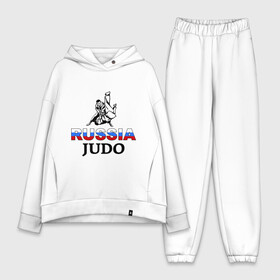 Женский костюм хлопок Oversize с принтом Russia judo в Тюмени,  |  | дзюдо