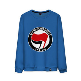 Мужской свитшот хлопок с принтом Antifa (1) в Тюмени, 100% хлопок |  | antifa | антифа | антифашизм | антифашистское движение | знак антифа | против фашизма | фашизм