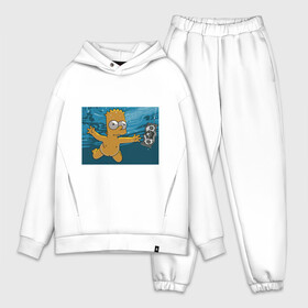 Мужской костюм хлопок OVERSIZE с принтом Nevermind (Simpsons) в Тюмени,  |  | Тематика изображения на принте: nevermind | nevermind simpsons | nirvana | nirvana nevermind | rock | simpsons | нирвана | нирвана nevermind | нирвана симпсонс | ребенок | рок | символика nirvana | символика нирвана | симпсонс