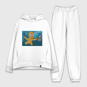 Женский костюм хлопок Oversize с принтом Nevermind (Simpsons) в Тюмени,  |  | nevermind | nevermind simpsons | nirvana | nirvana nevermind | rock | simpsons | нирвана | нирвана nevermind | нирвана симпсонс | ребенок | рок | символика nirvana | символика нирвана | симпсонс