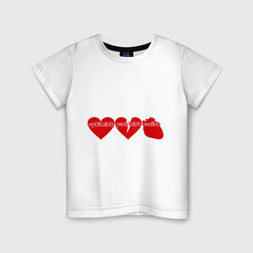 Детская футболка хлопок с принтом Оптимист, пессимист, реалист в Тюмени, 100% хлопок | круглый вырез горловины, полуприлегающий силуэт, длина до линии бедер | любовь | настроение | о жизни | отношение к жизни | сердечки | сердца | сердце | эмоции