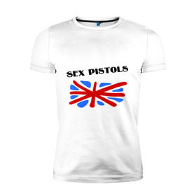 Мужская футболка премиум с принтом Sex Pistols (3) в Тюмени, 92% хлопок, 8% лайкра | приталенный силуэт, круглый вырез ворота, длина до линии бедра, короткий рукав | 