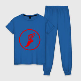 Женская пижама хлопок с принтом TF2: Scout в Тюмени, 100% хлопок | брюки и футболка прямого кроя, без карманов, на брюках мягкая резинка на поясе и по низу штанин | игра | игры | компьютерная