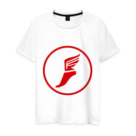 Мужская футболка хлопок с принтом TF2: Scout в Тюмени, 100% хлопок | прямой крой, круглый вырез горловины, длина до линии бедер, слегка спущенное плечо. | Тематика изображения на принте: игра | игры | компьютерная