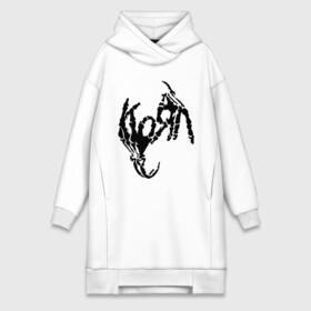 Платье-худи хлопок с принтом Korn bones в Тюмени,  |  | korn | metal | группы | корн | логотип | метал | музыка | рок группы | рок музыка