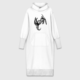 Платье удлиненное хлопок с принтом Korn bones в Тюмени,  |  | korn | metal | группы | корн | логотип | метал | музыка | рок группы | рок музыка