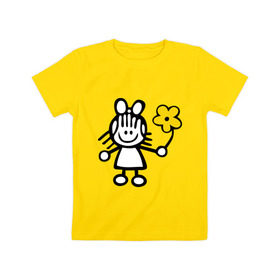 Детская футболка хлопок с принтом Для влюбленных в Тюмени, 100% хлопок | круглый вырез горловины, полуприлегающий силуэт, длина до линии бедер | влюбенные | девочка | для двоих | любимая | любимый | люблю | любовь | отношения | парные | парочка | цветочек