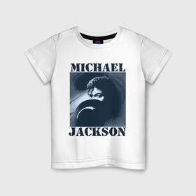 Детская футболка хлопок с принтом Michael Jackson с шляпой (2) в Тюмени, 100% хлопок | круглый вырез горловины, полуприлегающий силуэт, длина до линии бедер | mj | в шляпе | исполнитель | майкл джексон | музыка | певец | поп музыка | шляпа