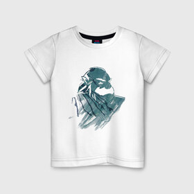 Детская футболка хлопок с принтом Зевс в Тюмени, 100% хлопок | круглый вырез горловины, полуприлегающий силуэт, длина до линии бедер | dota | dota 2 | zeus | дота | дота 2 | зевс | игры | компьютерные игры