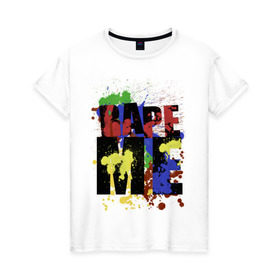 Женская футболка хлопок с принтом Nirvana - Rape me в Тюмени, 100% хлопок | прямой крой, круглый вырез горловины, длина до линии бедер, слегка спущенное плечо | court cobain | rock | кобейн | курт кобейн | музыка | музыкальные | нирвана | рок