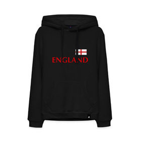 Мужская толстовка хлопок с принтом Сборная Англии - Стивен Джеррард 4 в Тюмени, френч-терри, мягкий теплый начес внутри (100% хлопок) | карман-кенгуру, эластичные манжеты и нижняя кромка, капюшон с подкладом и шнурком | англия | сборная англии | стивен джеррард | флаг англии | футбол