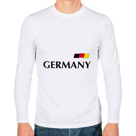Мужской лонгслив хлопок с принтом Сборная Германии - 7 в Тюмени, 100% хлопок |  | football | германия | сборная германии | футбол | швайнштайгер