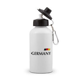 Бутылка спортивная с принтом Сборная Германии - 7 в Тюмени, металл | емкость — 500 мл, в комплекте две пластиковые крышки и карабин для крепления | football | германия | сборная германии | футбол | швайнштайгер
