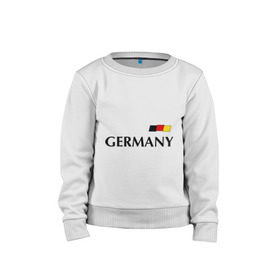 Детский свитшот хлопок с принтом Сборная Германии - 10 в Тюмени, 100% хлопок | круглый вырез горловины, эластичные манжеты, пояс и воротник | football | германия | подольски | сборная германии | футбол