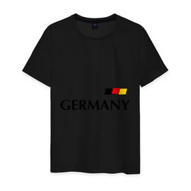 Мужская футболка хлопок с принтом Сборная Германии - 10 в Тюмени, 100% хлопок | прямой крой, круглый вырез горловины, длина до линии бедер, слегка спущенное плечо. | football | германия | подольски | сборная германии | футбол