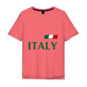 Мужская футболка хлопок Oversize с принтом Сборная Италии - 10 в Тюмени, 100% хлопок | свободный крой, круглый ворот, “спинка” длиннее передней части | football | италия | сборная италии