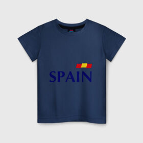 Детская футболка хлопок с принтом Сборная Испании - 9 в Тюмени, 100% хлопок | круглый вырез горловины, полуприлегающий силуэт, длина до линии бедер | football евро 2016 euro2016 euro 2016 | евро 2012 | испания | сборная испании