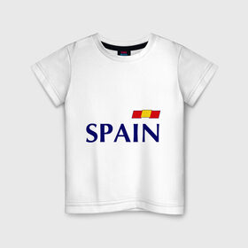 Детская футболка хлопок с принтом Сборная Испании - 10 в Тюмени, 100% хлопок | круглый вырез горловины, полуприлегающий силуэт, длина до линии бедер | football | евро 2012 | испания евро 2016 euro2016 euro 2016 | сборная испании