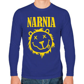 Мужской лонгслив хлопок с принтом Narnia в Тюмени, 100% хлопок |  | nirvana | антибренд | музыка | нирвана | рок