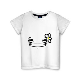 Детская футболка хлопок с принтом Super Meat Girl : Face в Тюмени, 100% хлопок | круглый вырез горловины, полуприлегающий силуэт, длина до линии бедер | meat girl | smile | девушкам | рожица | смайл | улыбка