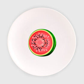 Тарелка с принтом Половина арбуза в Тюмени, фарфор | диаметр - 210 мм
диаметр для нанесения принта - 120 мм | арбуз | вкусное | девушкам | фрукты | фрукты и ягоды