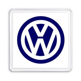 Магнит 55*55 с принтом mini logo Volkswagen в Тюмени, Пластик | Размер: 65*65 мм; Размер печати: 55*55 мм | volkswagen | авто | автобренды | логотип volkswagen | логотип фольцваген | тачки | фольцваген