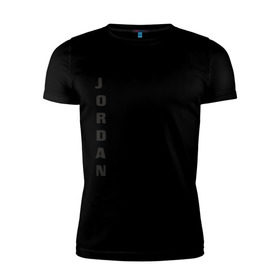 Мужская футболка премиум с принтом Michael Jordan в Тюмени, 92% хлопок, 8% лайкра | приталенный силуэт, круглый вырез ворота, длина до линии бедра, короткий рукав | michel jordan | nba | джордан | майкл | нба
