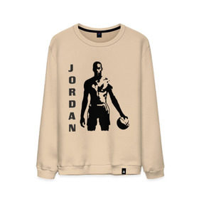 Мужской свитшот хлопок с принтом Michael Jordan в Тюмени, 100% хлопок |  | michel jordan | nba | джордан | майкл | нба