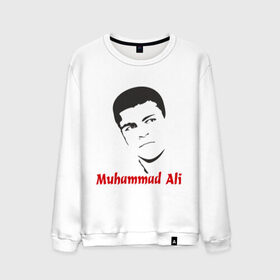 Мужской свитшот хлопок с принтом Muhammad Ali (2) в Тюмени, 100% хлопок |  | Тематика изображения на принте: мухаммед али