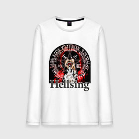 Мужской лонгслив хлопок с принтом Hellsing символ Алукарда в Тюмени, 100% хлопок |  | anime | hellsing | аниме | анимэ | манга | хеллсинг