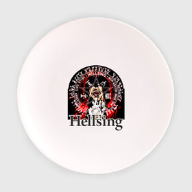 Тарелка 3D с принтом Hellsing  символ Алукарда в Тюмени, фарфор | диаметр - 210 мм
диаметр для нанесения принта - 120 мм | anime | hellsing | аниме | анимэ | манга | хеллсинг