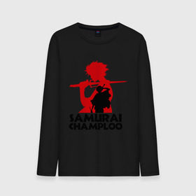 Мужской лонгслив хлопок с принтом Самурай Champloo в Тюмени, 100% хлопок |  | Тематика изображения на принте: anime | samurai champloo | аниме | анимэ | самурай чамплу