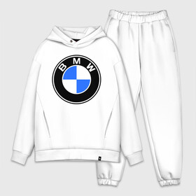 Мужской костюм хлопок OVERSIZE с принтом Logo BMW в Тюмени,  |  | автобренды | автомобильные | бмв | лого | машина | тачка
