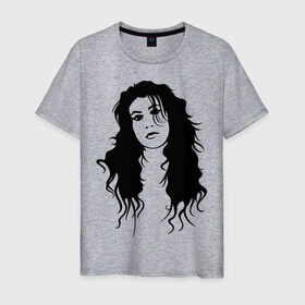 Мужская футболка хлопок с принтом Amy Winehouse (2) в Тюмени, 100% хлопок | прямой крой, круглый вырез горловины, длина до линии бедер, слегка спущенное плечо. | amy winehouse | jazz | джаз | лицо amy winehouse | музыка | эми вайнхаус