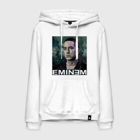 Мужская толстовка хлопок с принтом постер Eminem в Тюмени, френч-терри, мягкий теплый начес внутри (100% хлопок) | карман-кенгуру, эластичные манжеты и нижняя кромка, капюшон с подкладом и шнурком | Тематика изображения на принте: eminm | slim shady | еминем | реп | репчик | рэп