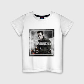 Детская футболка хлопок с принтом Schwarzenegger в Тюмени, 100% хлопок | круглый вырез горловины, полуприлегающий силуэт, длина до линии бедер | Тематика изображения на принте: expendables | schwarzenegger | арни | кино. фильмы | неудержимые | шварценеггер