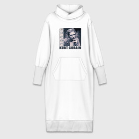Платье удлиненное хлопок с принтом Nirvana  Kurt Cobain в Тюмени,  |  | kurt cobain | nirvana | группы | курт кобейн | музыка | музыкальные группы. курт | нирвана