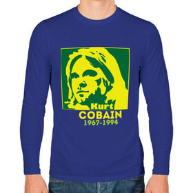 Мужской лонгслив хлопок с принтом Kurt 1967-1994 в Тюмени, 100% хлопок |  | kurt cobain | nirvana | группы | курт кобейн | музыка | музыкальные группы. курт | нирвана