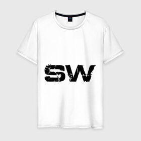 Мужская футболка хлопок с принтом Стрит Воркаут в Тюмени, 100% хлопок | прямой крой, круглый вырез горловины, длина до линии бедер, слегка спущенное плечо. | street workout | workout | воркаут