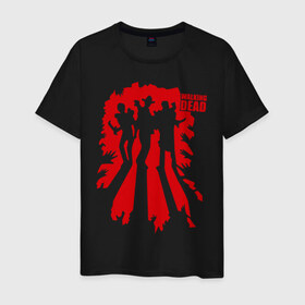 Мужская футболка хлопок с принтом Walking dead 3 heroes в Тюмени, 100% хлопок | прямой крой, круглый вырез горловины, длина до линии бедер, слегка спущенное плечо. | walking dead | живые мертвецы | сериалы